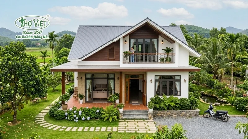 Lưu ý kỹ thuật khi xây nhà 1.5 tầng ở nông thôn