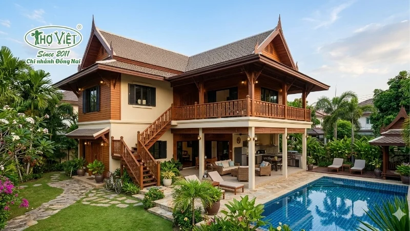 Lưu ý khi xây nhà mái Thái 2 tầng