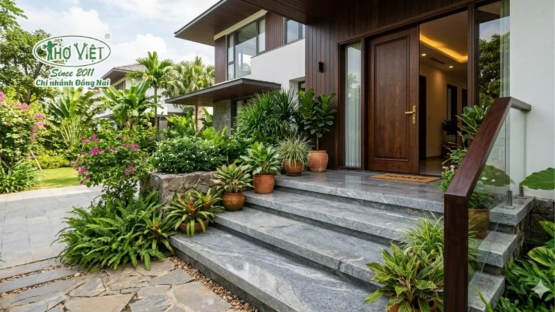 mẫu bậc tam cấp nhà đẹp tinh tế và ấn tượng