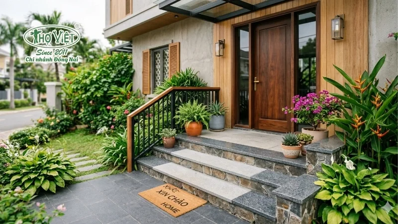 mẫu bậc tam cấp nhà đẹp tinh tế và ấn tượng