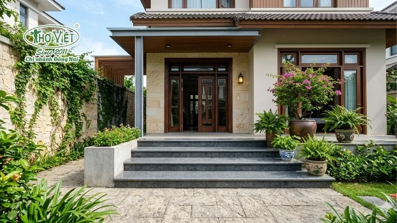 mẫu bậc tam cấp nhà đẹp tinh tế và ấn tượng