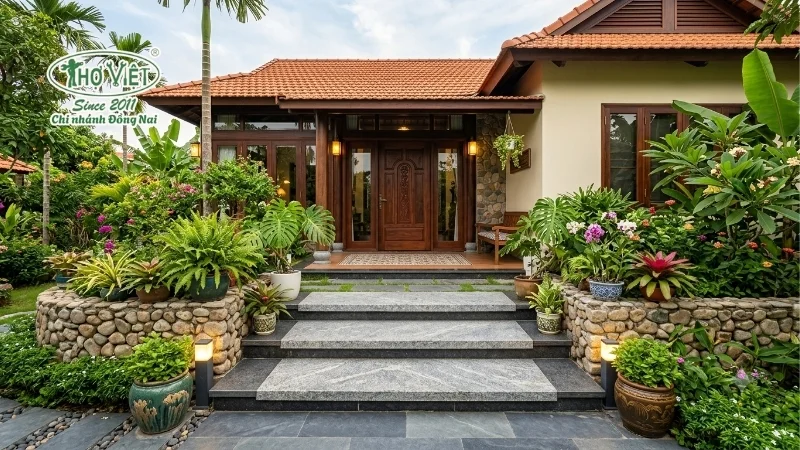 mẫu bậc tam cấp nhà đẹp tinh tế và ấn tượng