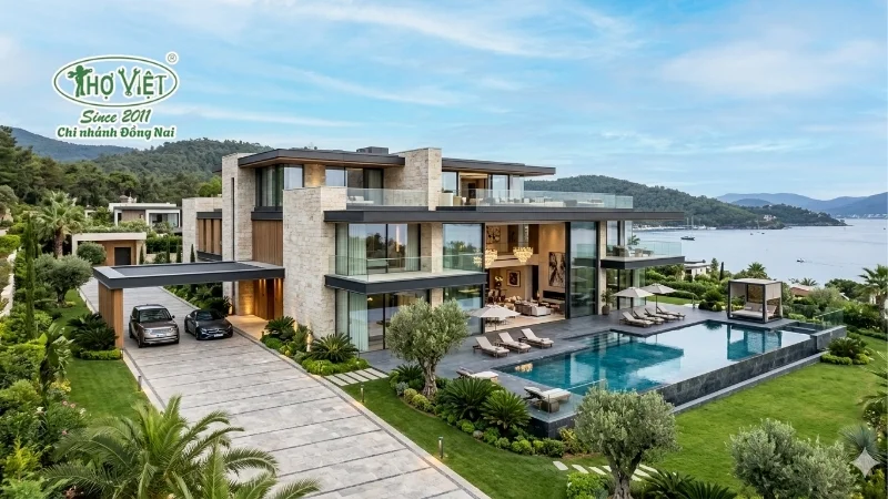 mẫu biệt thự luxury xa hoa và tinh tế