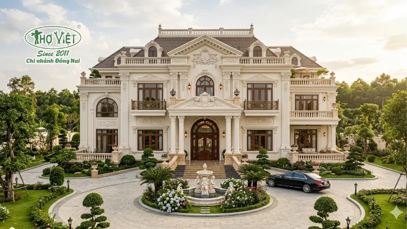 mẫu biệt thự luxury xa hoa và tinh tế