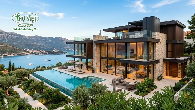 mẫu biệt thự luxury xa hoa và tinh tế