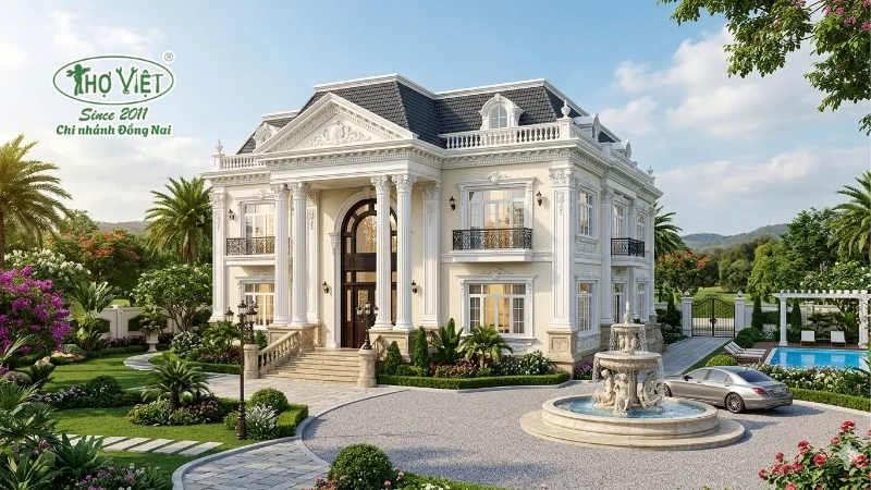 mẫu biệt thự luxury xa hoa và tinh tế