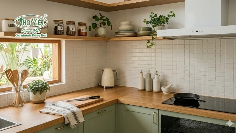 mẫu góc bếp đẹp và tiện nghi