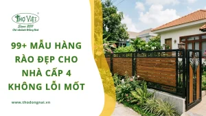 99+ mẫu hàng rào đẹp cho nhà cấp 4 không lỗi mốt