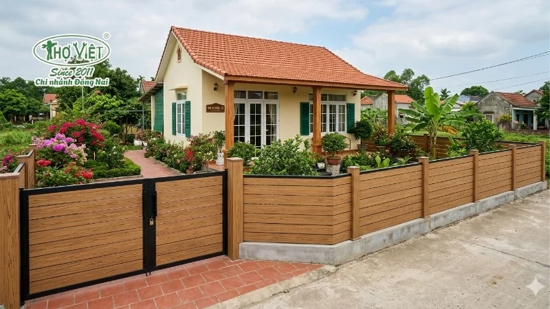 mẫu hàng rào đẹp cho nhà cấp 4 đẹp mê mẩn