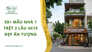 50+ mẫu nhà 1 trệt 2 lầu 4x15 đẹp ấn tượng