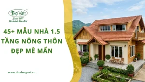 45+ mẫu nhà 1.5 tầng nông thôn đẹp mê mẩn