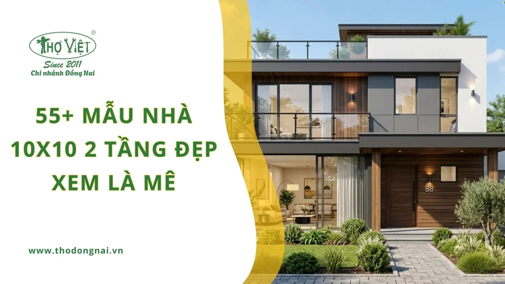 55+ mẫu nhà 10x10 2 tầng đẹp xem là mê 1 55+ mẫu nhà 10x10 2 tầng đẹp xem là mê
