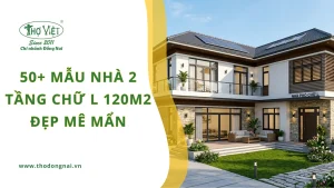 50+ mẫu nhà 2 tầng chữ L 120m2 đẹp mê mẩn
