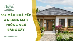 50+ mẫu nhà cấp 4 ngang 6m 3 phòng ngủ đáng xây