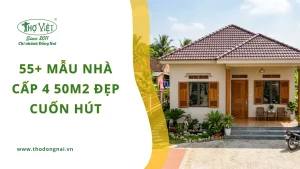55+ mẫu nhà cấp 4 50m2 đẹp cuốn hút