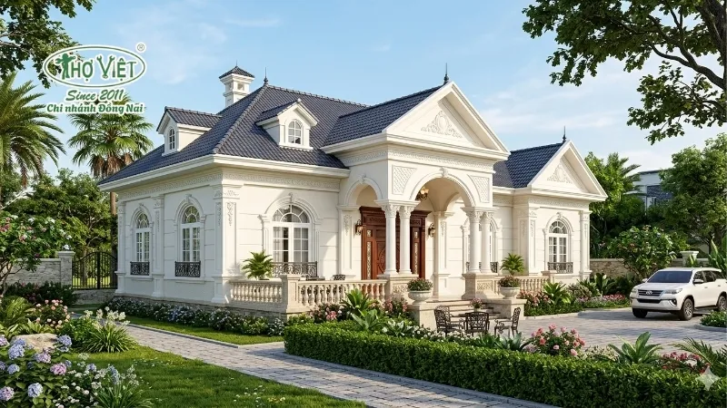 55+ mẫu nhà cấp 4 tân cổ điển ai cũng mê mẩn 8 mẫu nhà cấp 4 tân cổ điển đẹp tiện nghi
