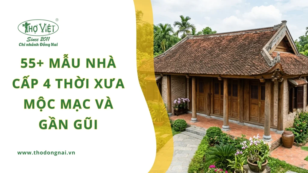 55+ mẫu nhà cấp 4 thời xưa mộc mạc và gần gũi 1 55+ mẫu nhà cấp 4 thời xưa mộc mạc và gần gũi