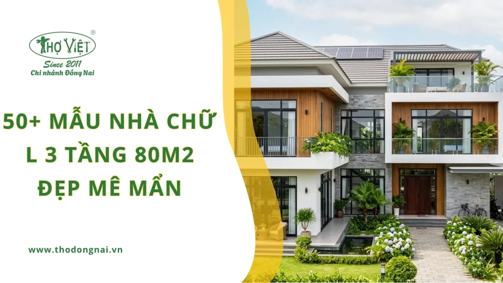 50+ mẫu nhà chữ L 3 tầng 80m2 đẹp mê mẩn 1 50+ mẫu nhà chữ L 3 tầng 80m2 đẹp mê mẩn