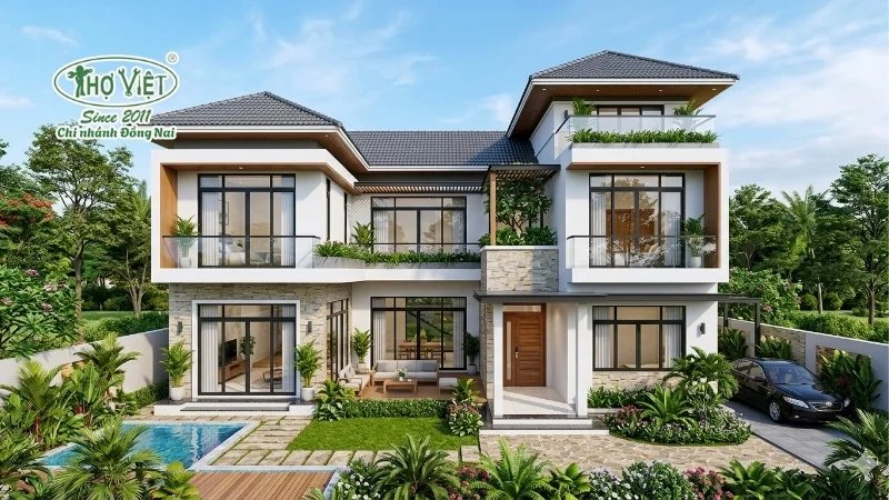 50+ mẫu nhà chữ L 3 tầng 80m2 đẹp mê mẩn 13 mẫu nhà chữ L 3 tầng 80m2 đẹp từ ngoài vào trong