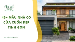 45+ mẫu nhà có cửa cuốn đẹp tinh gọn