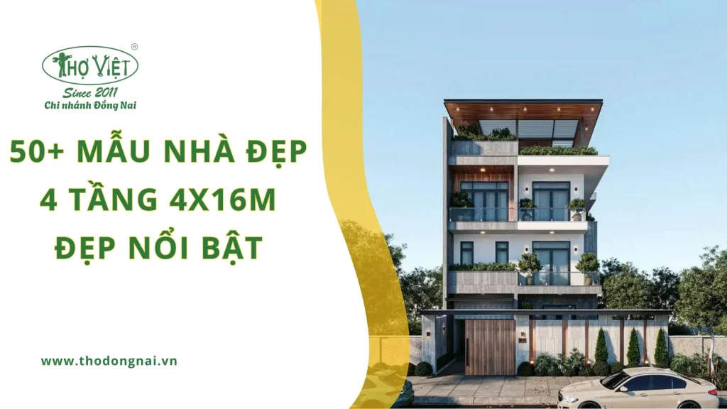 50+ mẫu nhà đẹp 4 tầng 4x16m đẹp nổi bật 1 50+ mẫu nhà đẹp 4 tầng 4x16m đẹp nổi bật