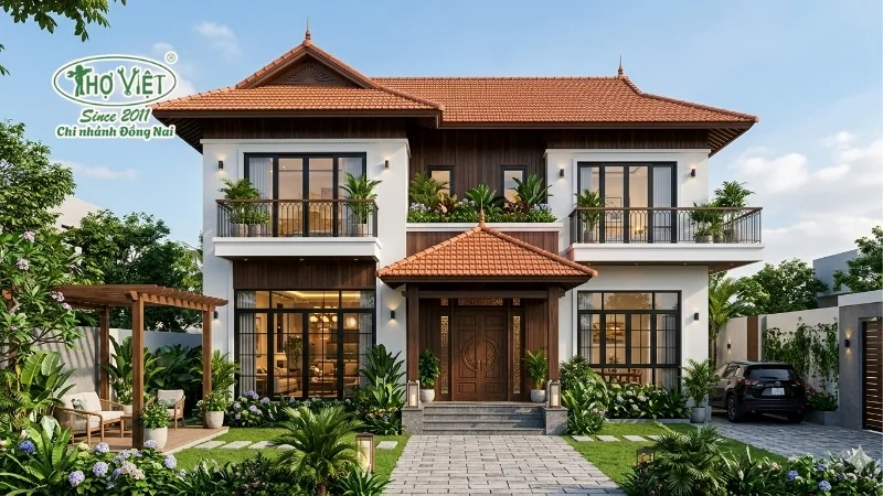 50+ mẫu nhà mái ngói 2 tầng đẹp hài hòa 7 mẫu nhà mái ngói 2 tầng đẹp tinh tế