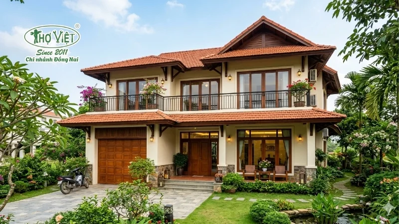 50+ mẫu nhà mái ngói 2 tầng đẹp hài hòa 6 mẫu nhà mái ngói 2 tầng đẹp tinh tế