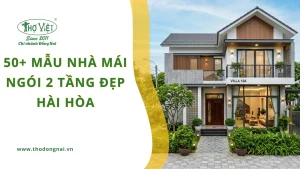 50+ mẫu nhà mái ngói 2 tầng đẹp hài hòa