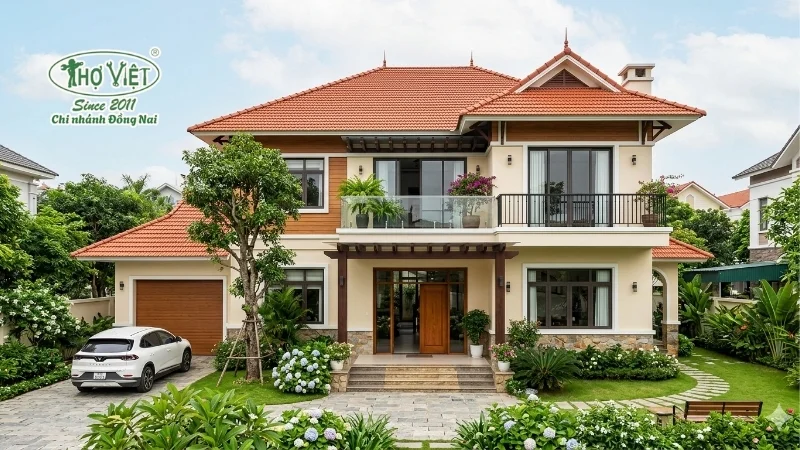 50+ mẫu nhà mái ngói 2 tầng đẹp hài hòa 11 mẫu nhà mái ngói 2 tầng đẹp tinh tế