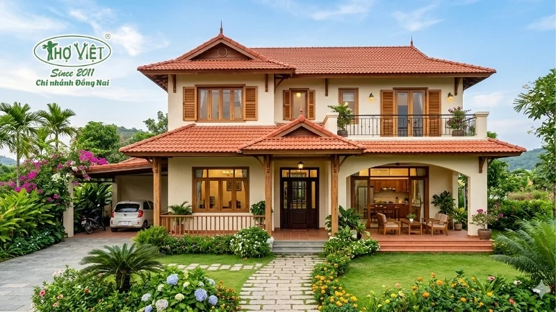50+ mẫu nhà mái ngói 2 tầng đẹp hài hòa 15 mẫu nhà mái ngói 2 tầng đẹp tinh tế
