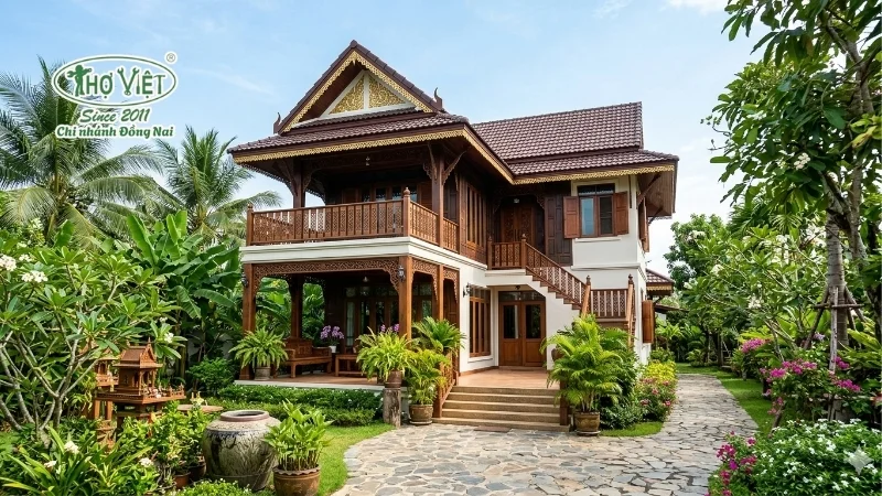 mẫu nhà Thái 2 tầng thiết kế ấn tượng