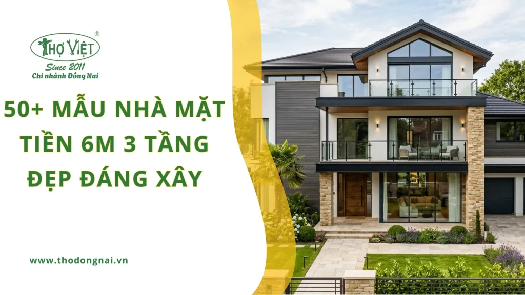 50+ mẫu nhà mặt tiền 6m 3 tầng đẹp đáng xây 1 50+ mẫu nhà mặt tiền 6m 3 tầng đẹp đáng xây
