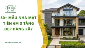 50+ mẫu nhà mặt tiền 6m 3 tầng đẹp đáng xây