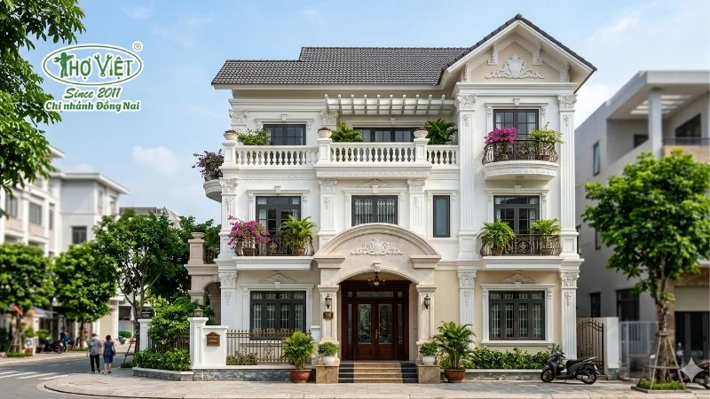 50+ mẫu nhà mặt tiền 6m tân cổ điển đẹp và tiện nghi 13 mẫu nhà mặt tiền 6m tân cổ điển ấn tượng gây ấn tượng
