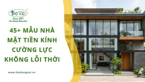 45+ mẫu nhà mặt tiền kính cường lực không lỗi thời