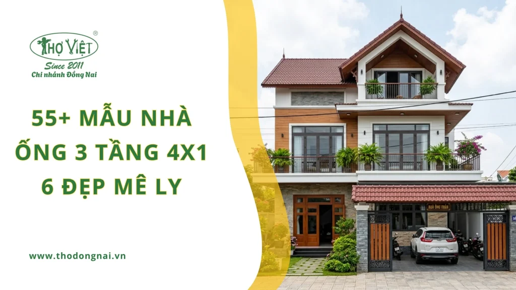 55+ mẫu nhà ống 3 tầng 4x16 đẹp mê ly