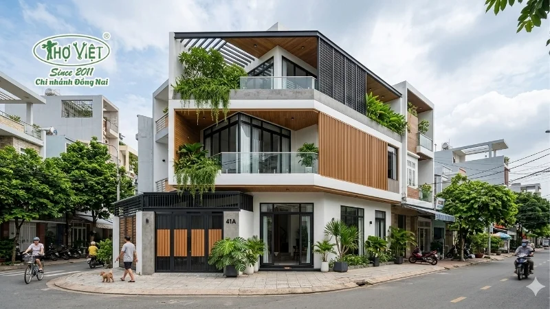 mẫu nhà ống 3 tầng 4x16 đẹp hiện đại, tiện nghi
