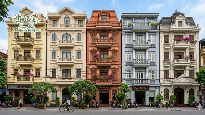 mẫu nhà ống 5 tầng kiểu Pháp được yêu thích