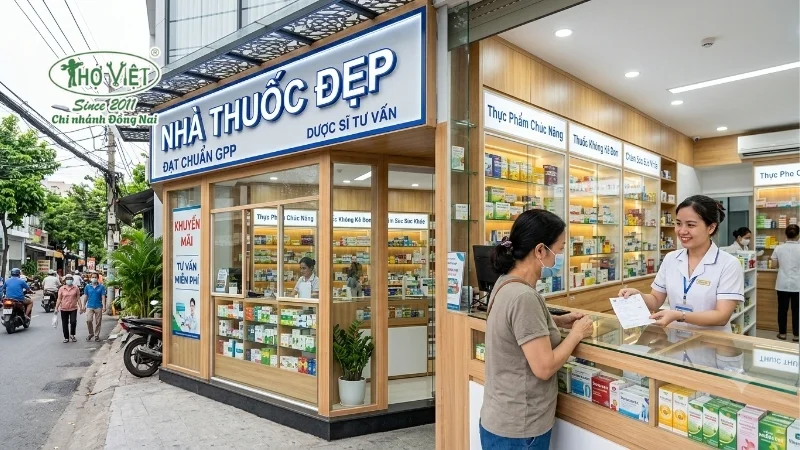 50+ mẫu nhà thuốc đẹp, chuyên nghiệp 7 mẫu nhà thuốc đẹp đạt tiêu chuẩn