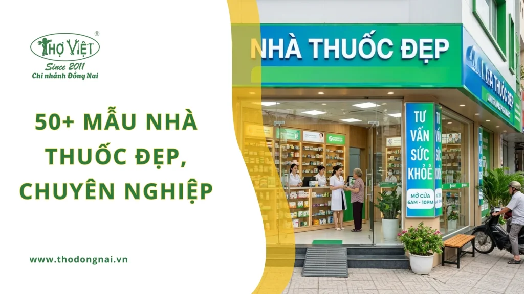 50+ mẫu nhà thuốc đẹp, chuyên nghiệp 1 50+ mẫu nhà thuốc đẹp, chuyên nghiệp