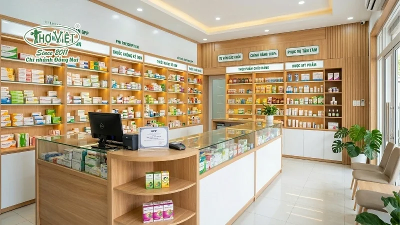 50+ mẫu nhà thuốc đẹp, chuyên nghiệp 10 mẫu nhà thuốc đẹp, chuyên nghiệp