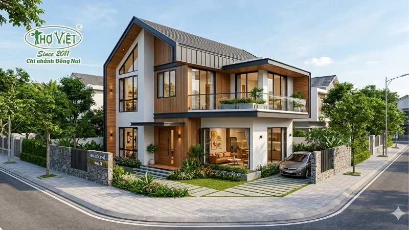 50+ mẫu nhà xéo góc đẹp hài hòa 5 mẫu nhà xéo góc nhiều phong cách kiến trúc