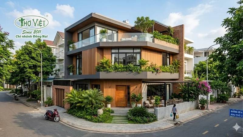 50+ mẫu nhà xéo góc đẹp hài hòa 7 mẫu nhà xéo góc nhiều phong cách kiến trúc