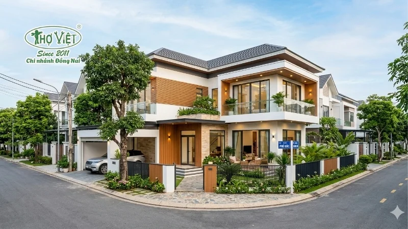 50+ mẫu nhà xéo góc đẹp hài hòa 13 mẫu nhà xéo góc nhiều phong cách kiến trúc