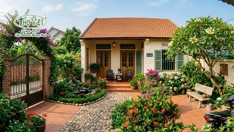 mẫu sân trước nhà đẹp được yêu thích