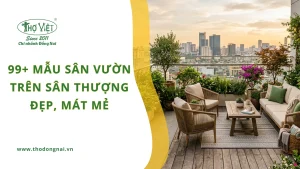 99+ mẫu sân vườn trên sân thượng đẹp, mát mẻ