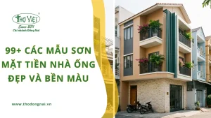99+ các mẫu sơn mặt tiền nhà ống đẹp và bền màu
