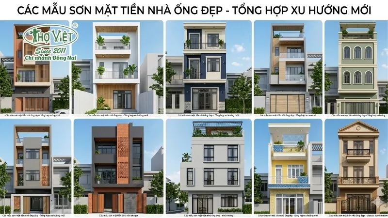 99+ các mẫu sơn mặt tiền nhà ống đẹp và bền màu 7 mẫu sơn mặt tiền nhà ống đẹp theo từng phong cách