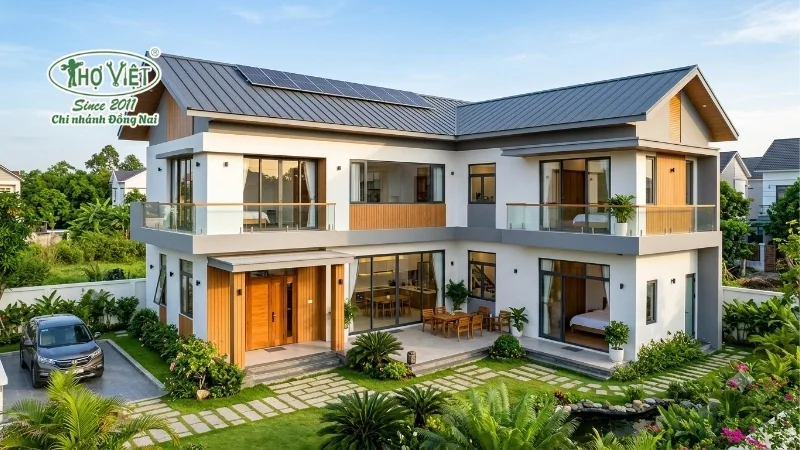 Nhà 2 tầng chữ L 120m2 là gì?