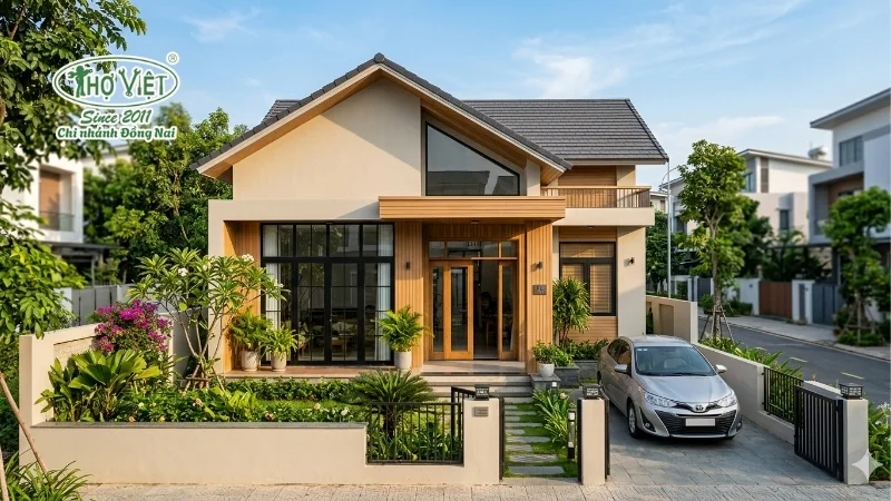 50+ mẫu nhà cấp 4 ngang 6m 3 phòng ngủ đáng xây 4 Mẫu nhà cấp 4 ngang 6m 3 phòng ngủ hiện đại
